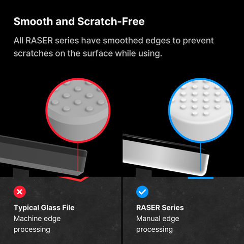 RASER PLUS By GUNPRIMER ตะไบแก้วสำหรับลบรอยตัดเกทที่มีขนาดใหญ่ Gunprimer