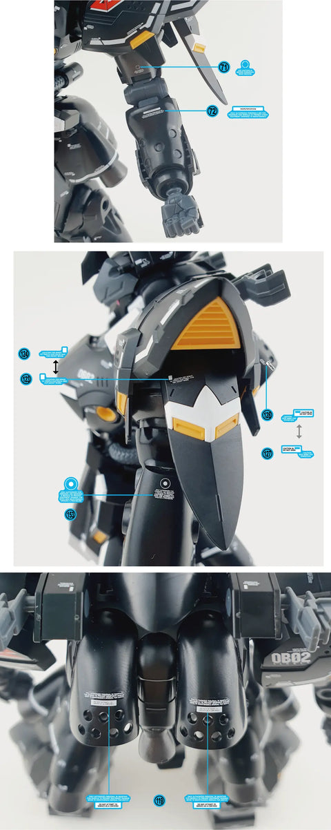 Delpi Water Decal (ดิแคลน้ำ) MG Kampfer Schwer Gundam Delpi Decal