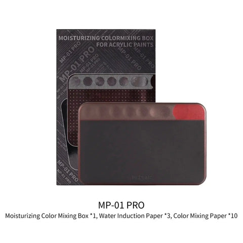 Moisturizing Color Mixing Tray For Acrylic Paints By DSPIAE ถาดผสมสีแบบเปียก สำหรับสีอะคริลิค / ดีคอลน้ำ Dspiae