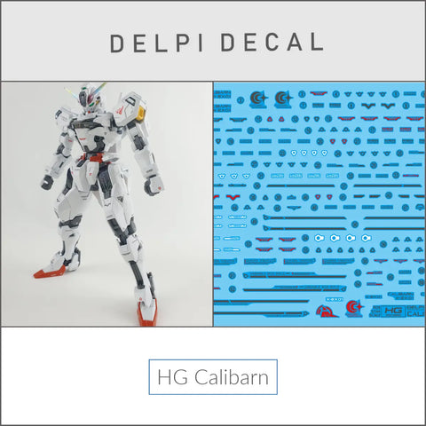 Delpi Water Decal (ดิแคลน้ำ) HG Calibarn Gundam Delpi Decal