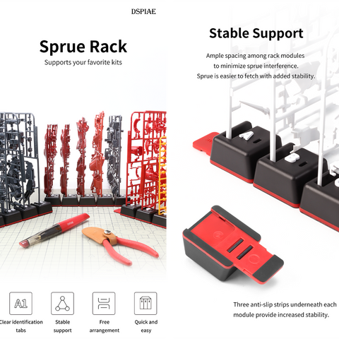Sprue Rack By DSPIAE ชุดวางแผงรันเนอร์ Dspiae