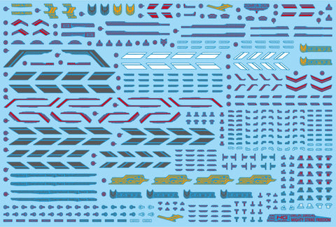 Delpi Water Decal (ดิแคลน้ำ) HG Mighty Strike Freedom Gundam Delpi Decal