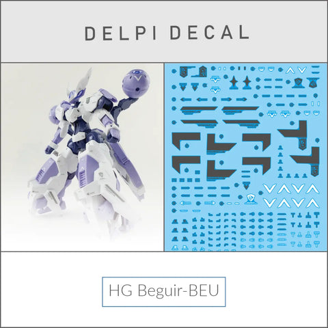 Delpi Water Decal (ดิแคลน้ำ) HG Beguir-Beu Torche Delpi Decal