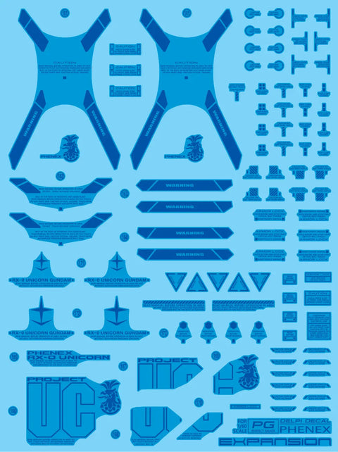 Delpi Water Decal (ดิแคลน้ำ) PG Unicorn Phenex Narrative Ver. Expansion Set Delpi Decal