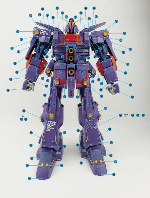 Delpi Decal (ดีคอลน้ำ) HG Psycho MK-II Delpi Decal