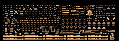 Delpi Metal Sticker (สติกเกอร์โลหะ) MG RX-93 V Gundam Ver.Ka (Gold) Delpi Decal