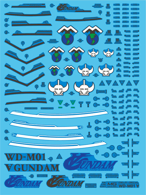 Delpi Water Decal (ดิแคลน้ำ) MG Turn A Gundam Delpi Decal