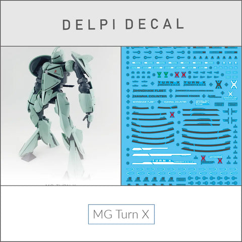 Delpi Water Decal (ดิแคลน้ำ) MG Turn X Delpi Decal