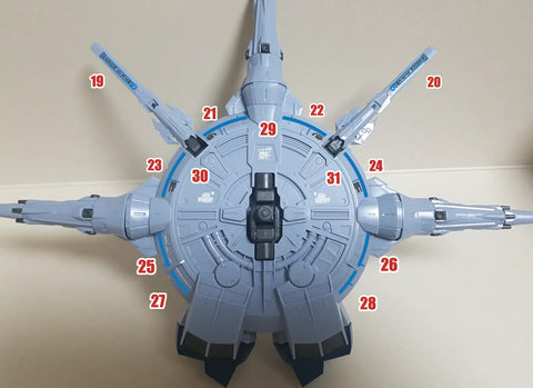 Delpi Water Decal (ดิแคลน้ำ) MG Providence Gundam Delpi Decal