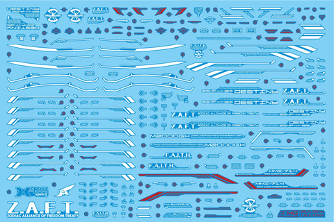 Delpi Water Decal (ดิแคลน้ำ) MG Destiny Gundam Delpi Decal