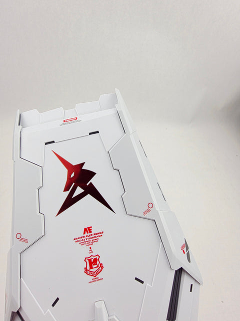 Delpi Decal (สติกเกอร์โลหะ) PG UNLEASHED RX-93 V SYMBOL RED Delpi Decal