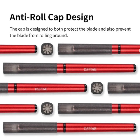 Aluminum Alloy Craft Knife By DSPIAE มีดอาร์ทไนฟ์ ด้ามอลูมิเนียม พร้อมใบมีด รุ่น DK-1 Dspiae