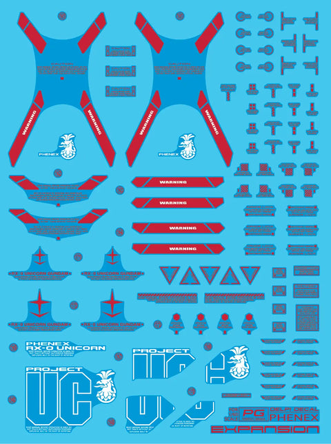 Delpi Water Decal (ดิแคลน้ำ) PG Unicorn Phenex Narrative Ver. Expansion Set Delpi Decal
