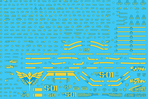 Delpi Water Decal (ดิแคลน้ำ) MG Sazabi Ver.Ka Delpi Decal