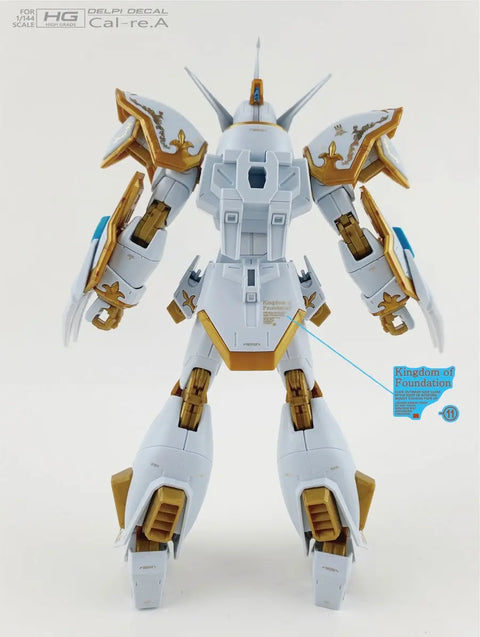 Delpi Water Decal (ดิแคลน้ำ) HG Black Knight Squad Cal-Re.A Gundam Delpi Decal