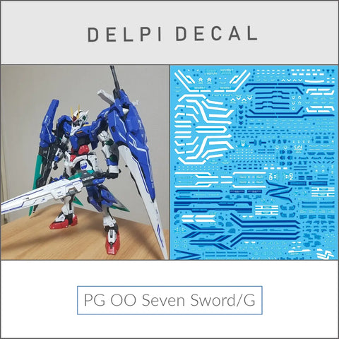 Delpi Water Decal (ดิแคลน้ำ) PG OO Seven Sword/G Gundam Delpi Decal