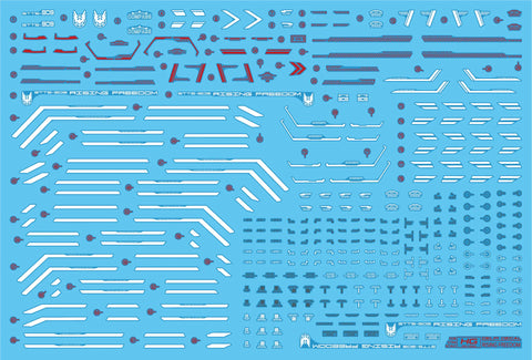Delpi Water Decal (ดิแคลน้ำ) HG Rising Freedom Gundam Delpi Decal