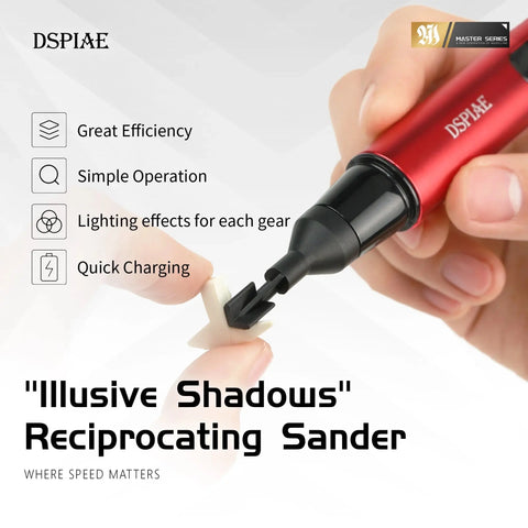 "Illusive Shadows" Reciprocating Sander By DSPIAE ตะไบไฟฟ้าไร้สาย Dspiae