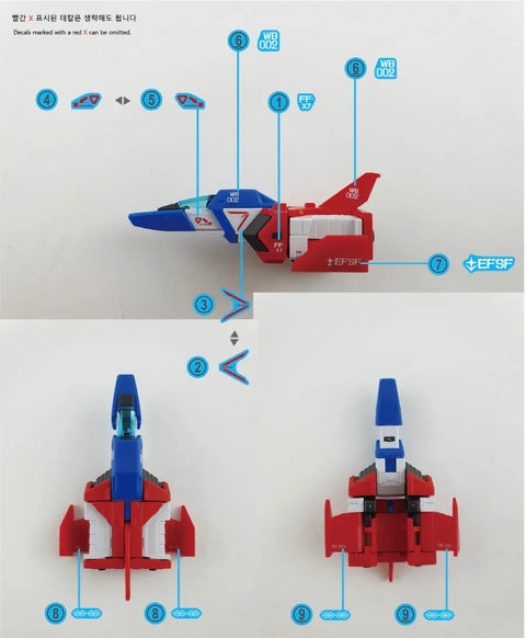 Delpi Water Decal (ดิแคลน้ำ) RG RX-78-2 2.0 UNLEASHED Style Gundam Delpi Decal