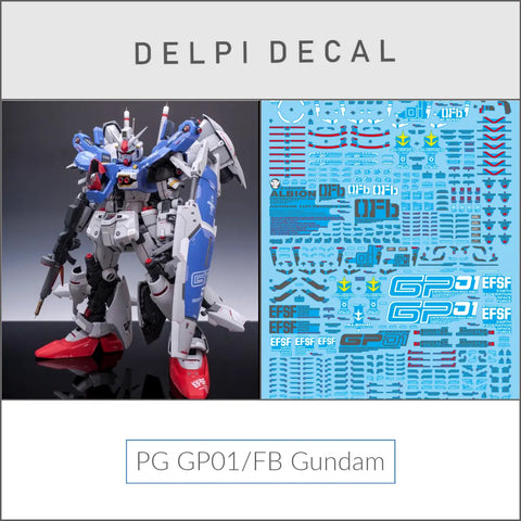 Delpi Water Decal (ดิแคลน้ำ) PG GP01/FB Gundam Delpi Decal