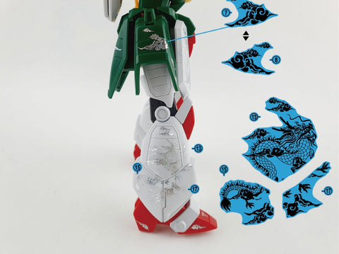 Delpi Decal (ดีคอลน้ำ) HG DRAGON Delpi Decal