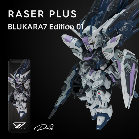 RASER PLUS By GUNPRIMER ตะไบแก้วสำหรับลบรอยตัดเกทที่มีขนาดใหญ่ Gunprimer
