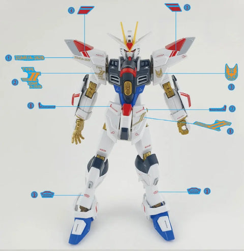 Delpi Water Decal (ดิแคลน้ำ) HG Mighty Strike Freedom Gundam Delpi Decal
