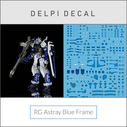 Delpi Water Decal (ดิแคลน้ำ) RG Astray Blue Frame Gundam Delpi Decal