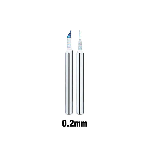 Tungsten Steel Push Broach By DSPIAE ใบมีดเดินลายเบอร์ 0.1mm - 0.8mm Dspiae