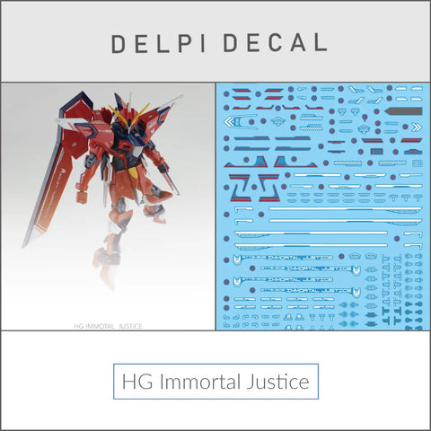 Delpi Water Decal (ดิแคลน้ำ) HG Immortal Justice Gundam Delpi Decal