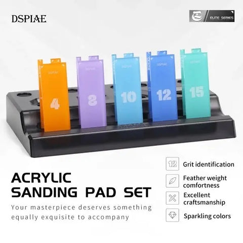 ACRYLIC SANDING PAD By DSPIAE แท่งอะคริลิค สำหรับกระดาษทราย Dspiae