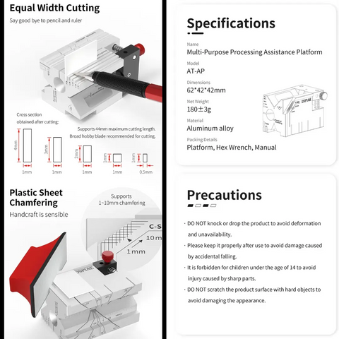(New) Multi-Purpose Processing Assistance Platform By DSPIAE แท่นช่วยตัด-เจาะโมเดลอเนกประสงค์ Dspiae