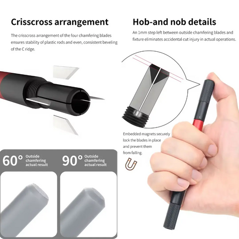 (New) "I-deal" Chamfering Tool By DSPIAE ปากกาลบคมมุมอเนกประสงค์ (ชุดเริ่มต้น) Dspiae