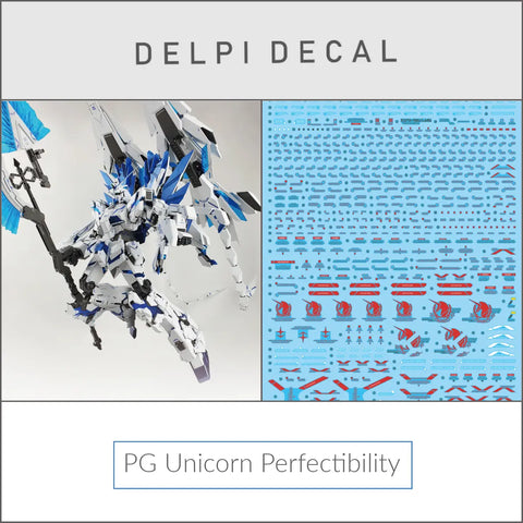 Delpi Water Decal (ดิแคลน้ำ) PG Unicorn Perfectibility Gundam Delpi Decal