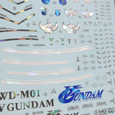 Delpi Water Decal (ดิแคลน้ำ) MG Turn A Gundam Delpi Decal