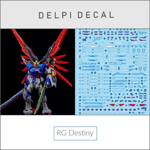 Delpi Water Decal (ดิแคลน้ำ) RG Destiny Gundam Delpi Decal