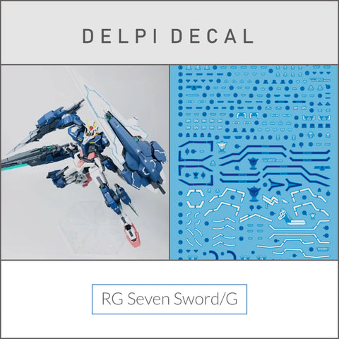 Delpi Water Decal (ดิแคลน้ำ) RG Seven Sword/G Gundam Delpi Decal