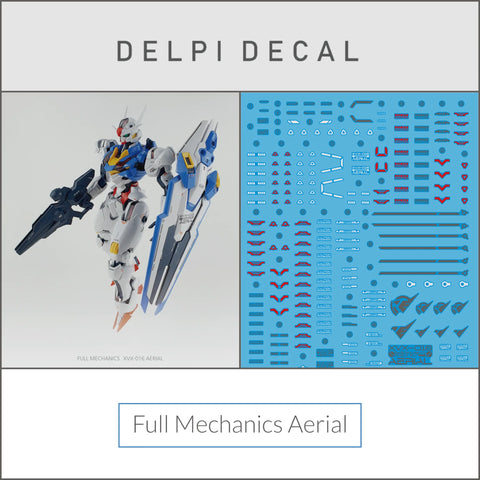 Delpi Water Decal (ดิแคลน้ำ) FM Aerial Gundam Delpi Decal