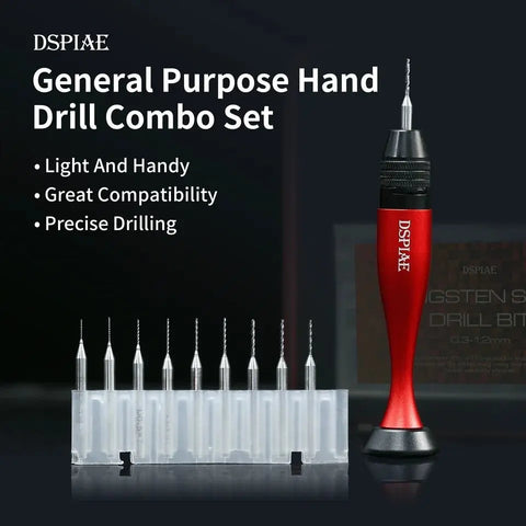 General Purpose Hand Drill Combo Set By DSPIAE สว่านมืออลูมิเนียม Dspiae