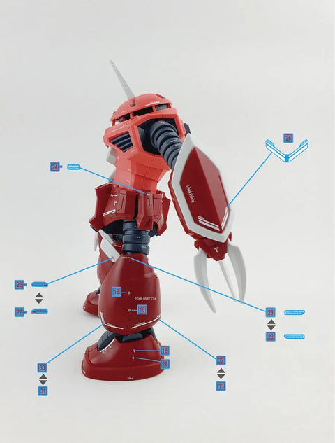 Delpi Decal (ดีคอลน้ำ) HG Seed Z’Gok Delpi Decal