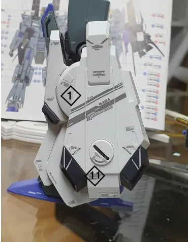 Delpi Water Decal (ดิแคลน้ำ) MG FAZZ Ver.Ka Gundam Delpi Decal