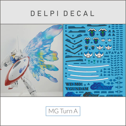 Delpi Water Decal (ดิแคลน้ำ) MG Turn A Gundam Delpi Decal