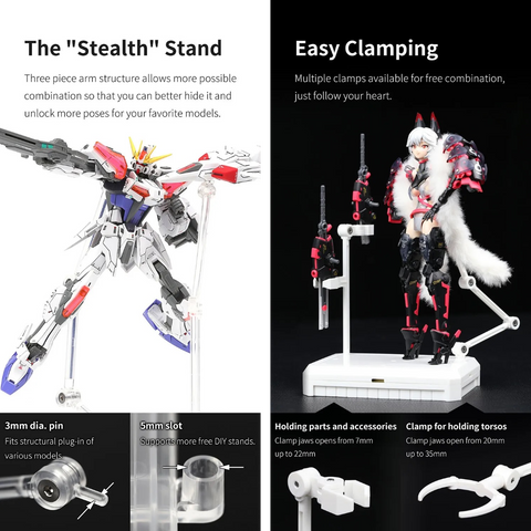 General Purpose Model Display Stand By DSPIAE ขาจับโมเดล Dspiae