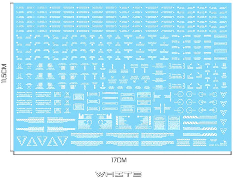 Delpi Water Decal (ดิแคลน้ำ) 1/60 Mechanical Caution Delpi Decal