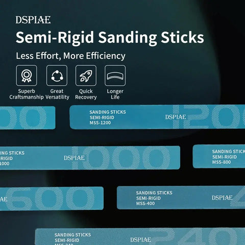 Semi-Rigid Sanding Sticks (3 ชิ้น) By DSPIAE กระดาษทรายแท่ง Dspiae