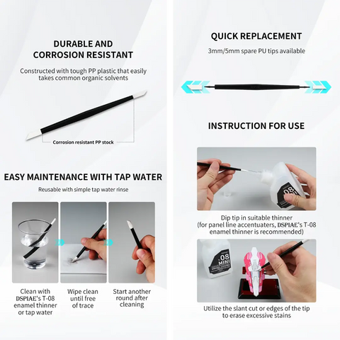 Erasing Pen By DSPIAE ด้ามพลาสติกลบ Panel Line (ต้องใช้คู่กับ X20 หรืออื่นๆ) Dspiae