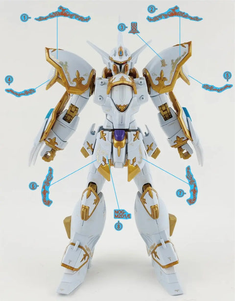 Delpi Water Decal (ดิแคลน้ำ) HG Black Knight Squad Cal-Re.A Gundam Delpi Decal