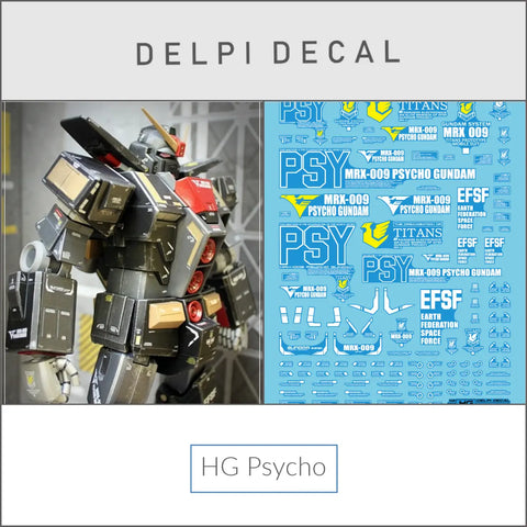 Delpi Decal (ดีคอลน้ำ) HG Psycho Delpi Decal