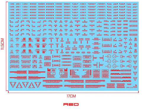 Delpi Water Decal (ดิแคลน้ำ) 1/60 Mechanical Caution Delpi Decal