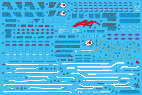 Delpi Water Decal (ดิแคลน้ำ) PG Strike Rouge Gundam Delpi Decal